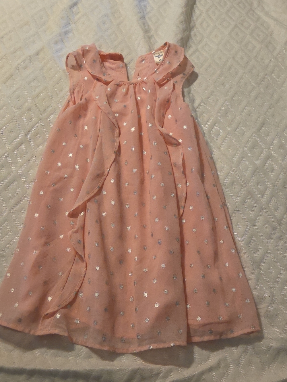 OshKosh B'gosh Pink Dress with Silver Dot Accents